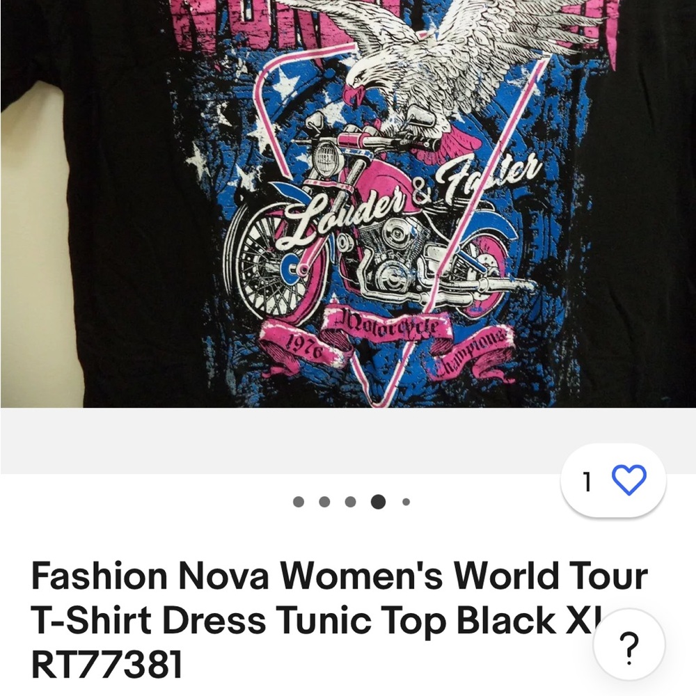 NWT World Tour Tunic Top size xs only $12